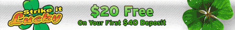 Strike it Lucky is a Flash casino - no download is required