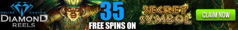 Click Here to Get 35 Free Spins to Play Secret Symbol Slot at Diamond Reels Casino