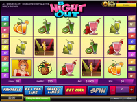 A Night out Slot Screenshot